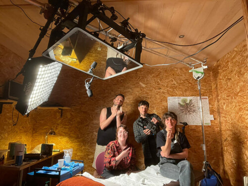 Photo Mathieu Kiefer Un tournage aux Établies